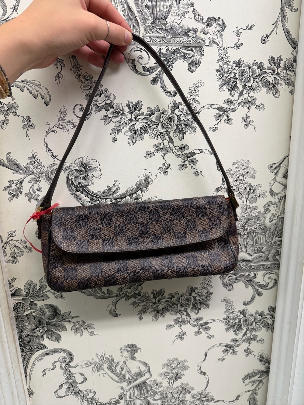 Louis Vuitton Brown Damier Ebene Shoulder Bag